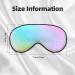 Colorful Wavy Abstract Sleep Mask | Double-Sided Soft Adjustable Eye Covers - Perfect for Shade & Reducing Eye Edema - Buy Online on GoSupps.com