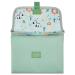 Portable Changing Mat Compact Wipe-Clean Mat for Newborns and Toddlers Travel Nappy Changing Bag with Pocket Soft and Padded Animal Safari Design Safari Green