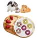 Lacrima Rabbit Chew Toys Donuts 13PCS - Natural Bunny & Guinea Pig Teeth Health Treats - Buy Online on GoSupps.com