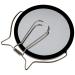 TITANIA Shaving Mirror for Men - 13 cm Black Diameter 1 Pack - International Shipping Available - Buy Online on GoSupps.com