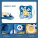 Interactive Dog Puzzle Toy for Slow Eating - Squeaking Intelligence Toy for Medium Pets Cats Puppies (Dark Blue) - Buy Online on GoSupps.com