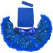4pcs Crochet Tube Top & Tutu Dress Set for Baby Girls | Royal Blue Infant Skirt Pettiskirt | 8x10 inches (20x25cm) - Buy Online on GoSupps.com