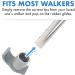 Pivit Ski Glides for Folding Medical Walkers | Pack of 2 | Smooth & Durable Replacement Feet for Seniors | Heavy Duty Cap Sliders Last Longer - Buy Online on GoSupps.com