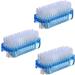 Amathings Double-Sided Hand Washing Brush Set - 3 Universal Cleaning Brushes for Hands & Surfaces (Blue) - Nail & Hand Cleaning Tools - Buy Online on GoSupps.com