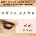 Cluster Eyelash Extensions - 192 PCS Wispy DIY Individual Lashes | Super Thin Band Soft Mink False Eyelashes - Mixed Tray for Stunning Volume - Buy Online on GoSupps.com