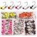 XFISHMAN Crappie Jigs Heads Kit 1/8 1/16 1/32oz - 50 Pack Panfish Fishing Jigs for Lead Head Jig Hook Lure - 1/16oz with Spinner - Buy Online on GoSupps.com
