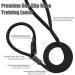 Strong Slip Lead Dog Leash - Heavy Duty Nylon Training Leash for Small, Medium, Large Dogs - Durable Grey Rope Lead with Rubber Stopper & Padded Handle - No Pull Walking Leash - 1.2m x 1.1cm Black - Buy Online on GoSupps.com