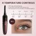 Breavo Heated Eyelash Curler - 4 Temperature Settings, USB Rechargeable, Long-Lasting Lash Curl - Black - Buy Online on GoSupps.com