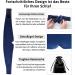 ATREEEBAG Silk Sleep Mask | Unisex 100% Skin-Friendly Silk Eye Mask | Adjustable Night Mask for Home & Travel | Navy Blue - Buy Online on GoSupps.com