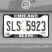 Chicago Bears Metal License Plate Frame - Black Finish | FANMATS 31348 - Buy Online on GoSupps.com