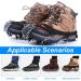 Zjrung Spikes for Mountain Shoes - 16x16cm Black Ice Claws for Snow & Hiking - Ultimate Outdoor Shoe Chains for Climbing & Slippery Conditions - Buy Online on GoSupps.com