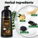 KAISASA Dark Brown Hair Dye Shampoo 3 in 1 for Gray Coverage - Herbal Ingredient Color Shampoo for Women & Men - Long Lasting 500ML - Buy Online on GoSupps.com
