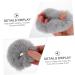 FRCOLOR Hair Ponytail Hair hair scrunchies Elastic Ponytail Holder white scrunchie ears hair ties ponytail band hair wraps for women Faux Hair Bands big hairy Miss pompom elastic - Buy Online on GoSupps.com