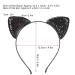 Shop Shiny Black Cat Ears - Perfect for Christmas Halloween Weddings & Parties | Durable & Stylish Everyday Wear - Buy Online on GoSupps.com