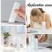 Benecreate 8x50ml Transparent Squeeze Sample Bottles - Refillable Plastic Containers for Makeup Cosmetics Toiletries - Travel Essentials - Buy Online on GoSupps.com