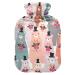 Hot Water Bottles with Cover Cute Animals Bear Hot Water Bag for Pain Relief Women Adults Hot Water Bag 2 Liter