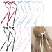 Fhioevt 10 piece of hair loop women Little hair clip loop long ligaments hair loop hair clip silk satin hairpins with loop hair loops for girls women hair decoration (5 colors)