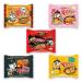 Samyang Buldak Korean Top Spicy Ramen Assorted Noodle Mix Challenge - Carbonara Curry Cheese Original & 2X (Pack of 5) HALAL
