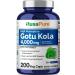 NusaPure Gotu Kola Capsules 20:1 Extract 200 mg Equivalent to 4000mg Per Veggie Caps 200 Count Non-GMO Vegan Bioperine - Traditional Herb Extract