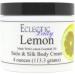 Eclectic Lady Lemon Satin and Silk Cream Body Cream Body Lotion - Shea Butter Aloe Silk Amino Acids Vitamin E Phthalate-Free Handcrafted in USA - Perfect For Women