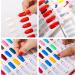 BNG Nail Display Book - 120 Color Professional Gel Polish Card in Silver Leather Book | Nail Salon Design & Art Display | 120 Pcs False Nails Tips - Buy Online on GoSupps.com