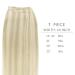 Buy 55cm 110g Ash Blond & Platinum Blond Real Hair Extensions | Premium Sew-In Hair Solutions - Buy Online on GoSupps.com