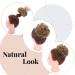 Thick Synthetic Hair Bun Extension - Coffee Brown & Sandy Brown Hairpiece for Women - 45g - Buy Online on GoSupps.com