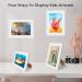 Sayapeiy A4 Picture Frame for Children's Drawings - 2PC Art Display Frame Front Opening for Home School & Office Decoration - Buy Online on GoSupps.com