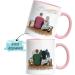 Personalized Pink Cat Cup for Cat Lovers - Perfect Gift for Couples & Cat Owners - Buy Online on GoSupps.com