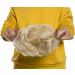 Bleach Blonde Scrunchy Hair Bun Updo Extension | Wavy Curly Messy Chignon Ponytail Piece Wig - 40g - Buy Online on GoSupps.com