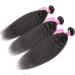Mei You 9A Kinky Straight Brazilian Virgin Remy Hair 3 Bundles Natural Black (10 12 14) - Buy Online on GoSupps.com