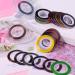 90-Pieces Nail Striping Tape Line Set - 30 Mixed Colors Rolls for DIY Nail Art with 2 Tape Dispensers - Buy Online on GoSupps.com