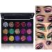 GUZHUXISHE 15 Colors Glitter Eyeshadow Palette - Shimmer Matte Professional Makeup, Long Lasting Waterproof Eye Shadow - Buy Online on GoSupps.com
