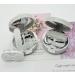 FEILIBAY 2pcs Marble Contact Lens Case - All-in-One Travel Container & Soaking Kit (Silver) - Shop Internationally! - Buy Online on GoSupps.com
