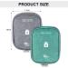 Buy HioQFR 2PCs Portable Travel Pharmacy Bags - Small Emergency & Medication Bag for Home Office & Outdoor (Gray + Green) - Buy Online on GoSupps.com