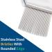 Stainless Steel Hair Nit Comb - Rounded Edge Head Lice Remover for Adults Kids & Pets - Buy Online on GoSupps.com