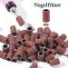 Luckaide 100pcs 180 Grit Grinding Sleeves - Nail Cutter Miller Attachments & Red Nail Art Caps for Manicure & Pedicure - Buy Online on GoSupps.com