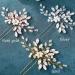 Unicra Rhinestone Bridal Hair Pins - Gold Wedding Hair Accessories for Women - Buy Online on GoSupps.com