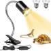Lunriwi's turtles heat lamp reptile terrarium lamp with 2 UVB basking spot light bulb reptile heating lamp for turtle lizard snake snake spider amphibians