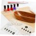 SOESFOUFU Silicone manicure pad acrylic nail training mat nail polish mat nail art stamping plates silicone nail pad u as acrilicas manicure art mat acrilico lip gloss Silica gel washable 28x20cm As Shown - Buy Online on GoSupps.com