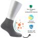 Cosyfeel Women Loose Diabetic Socks | 4-Pack Neuropathy Ankle Socks for Ladies | Super Soft Eco-Friendly Bamboo Material | Durable with Seamless Toe | Multicolour Patterns | 4 Seasons 4-7 ASSORTED-1 (BK/NV-B/D-GY/SM) - Buy Online on GoSupps.com
