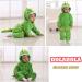Doladola Baby Boys Girls Green Shark Hooded Onesie | Infant Pajamas Romper 0-3 Months - Buy Online on GoSupps.com