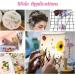 35+pcs Blaflo Purple Flowers & Leaves Kit for Resin Art & DIY Crafts - Buy Online on GoSupps.com