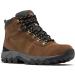 Columbia Men's Newton Ridge Plus II Waterproof Hiking Boots - Suede - 44 EU - Dark Brown & Dark Grey - International Shipping Available - Buy Online on GoSupps.com