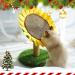 Sunflower Cat Scratching Post - Interactive Sisal Scratcher Board for Kitten & Cat | 18x12 Inch - Buy Online on GoSupps.com
