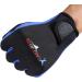 Diving Gloves Set - Neoprene Gloves for Snorkeling, Kayaking, Surfing - 3 Colors (Black, Blue) - 1 Pair - Buy Online on GoSupps.com