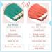 Runature Teal Tape Extensions - 45cm Real Hair Green Hair Extensions | 10 Pieces 25g Color #Teal - Premium Quality Tape In Extensions - Buy Online on GoSupps.com