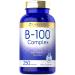 Carlyle B-100 Complex Vitamin | 250 Capsules | Non-GMO Gluten Free Supplement