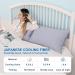HOMFINE Cooling Pillow Cover Set (2) - 40x80 Kuhlmatte for Night Sweats Soft Side Sleeper Cushion Double-Sided ARC Chill Fiber Perfect for Summer - Blue - Buy Online on GoSupps.com