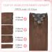 Vlasy Clip in Hair Extensions 16 Inch Copper Brown - 100% Human Hair, Seamless, Natural Thick Weft, 7 Pieces for Women - 80g - Buy Online on GoSupps.com